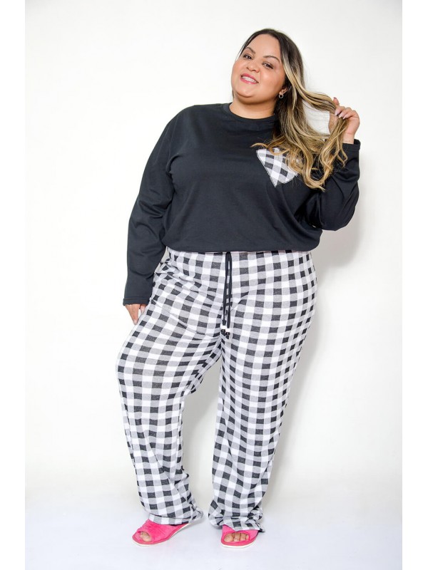 Pijama inverno plus store size